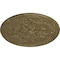 Ekena Millwork Milton Ceiling Medallion (Fits Canopies up to 7 7/8"), 40 5/8"OD x 1 3/4"P, Mississippi Mud Crackle CM40MIMMC - alternate 4